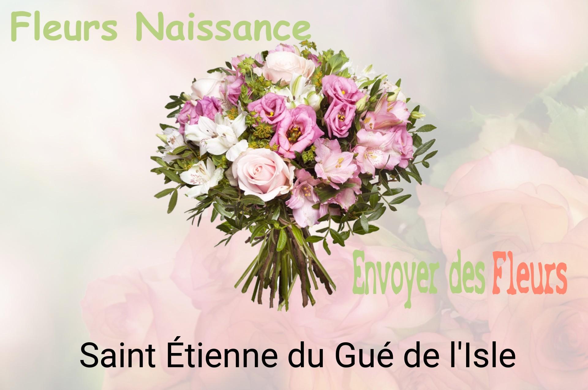 Bouquet de fleurs de naissance livré à Saint-Étienne-du-Gué-de-l'Isle