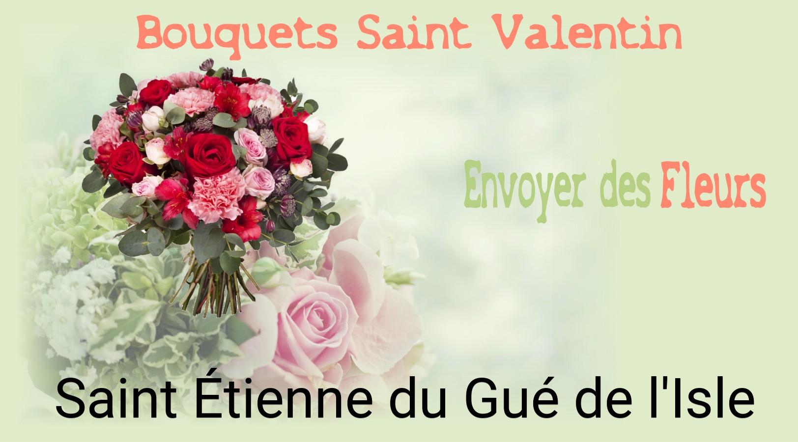 Roses de Saint-Valentin livrées à Saint-Étienne-du-Gué-de-l'Isle